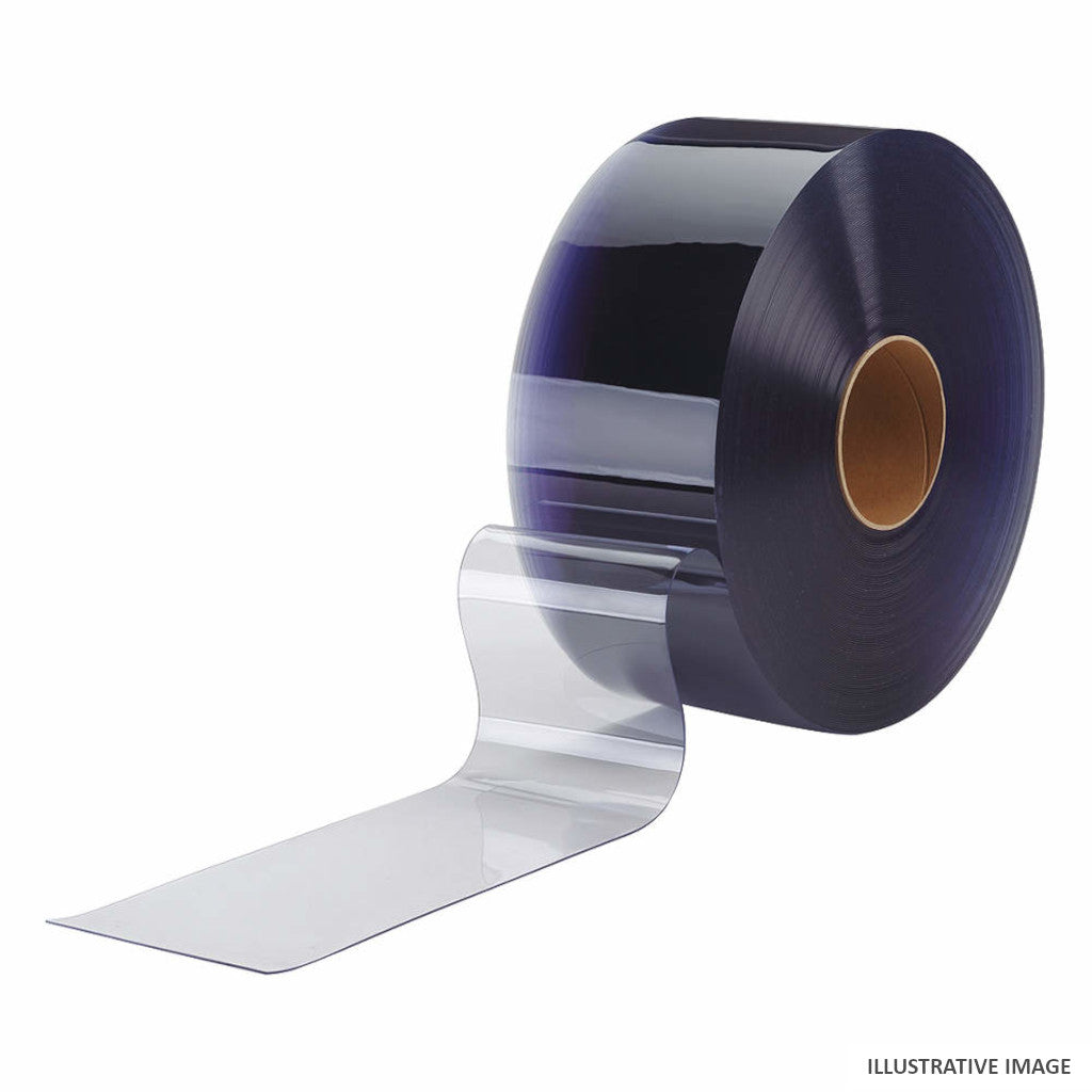 PVC Polar Curtain Strip Clear 50m Roll | Plastock