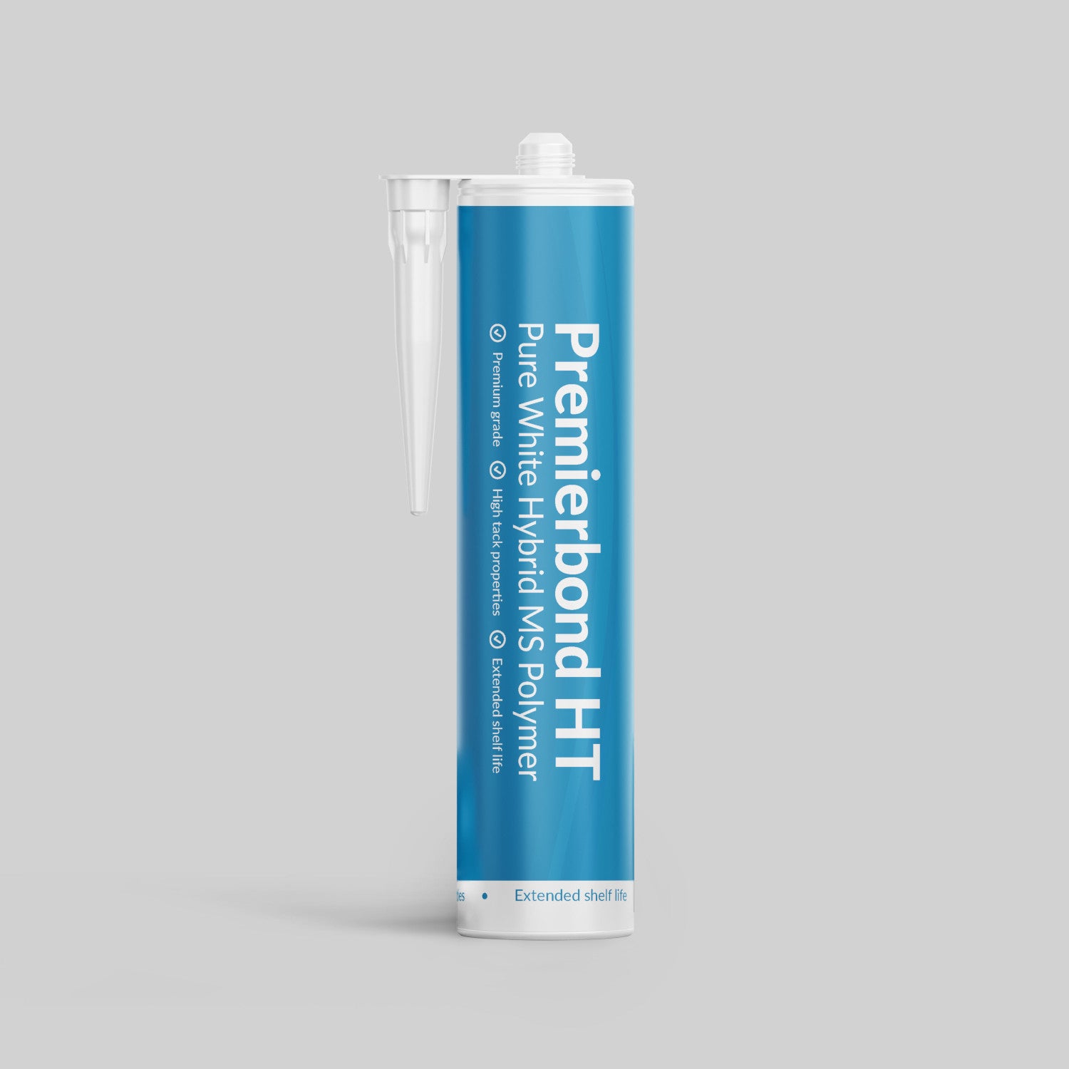 Premierbond HT Hybrid MS Polymer Adhesive White 290ml | Plastock