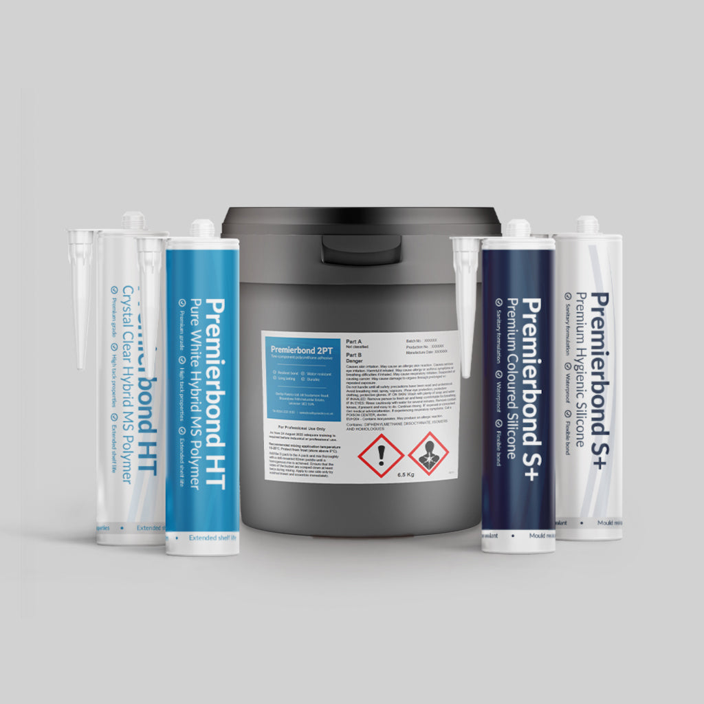 Premierbond Adhesive and Silicone+ Range | Plastock