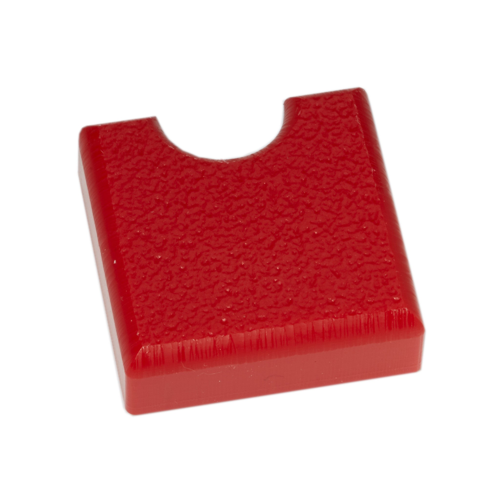 HDPE Traffic Red Sheet Textured Finish | Plastock