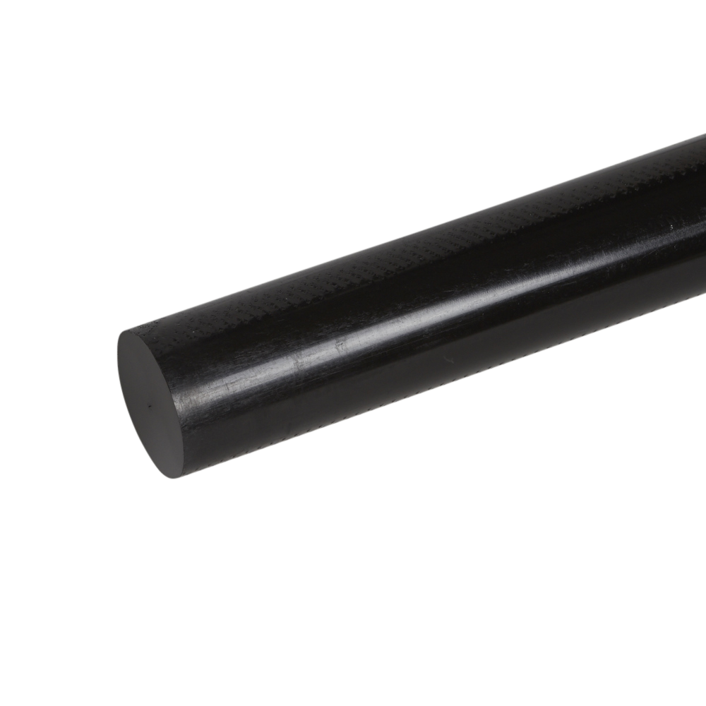 100% Recycled Acetal C Black Rod | Plastock