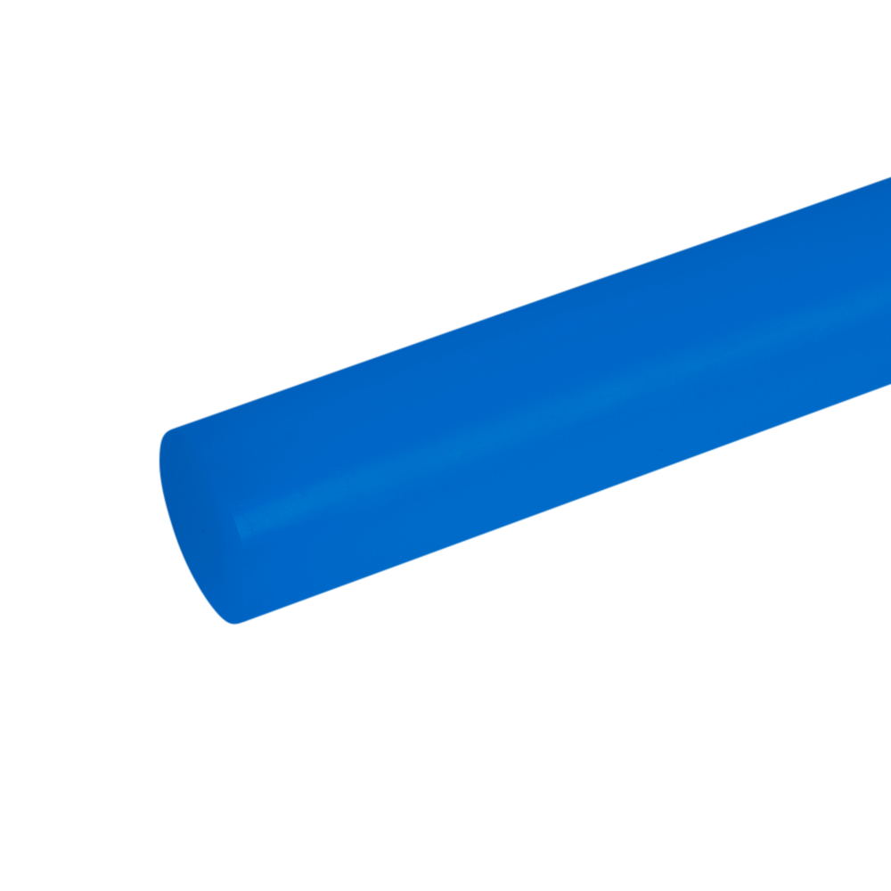 PE1000 (UHMWPE) Extruded Royal Blue 5005 Rod | Plastock