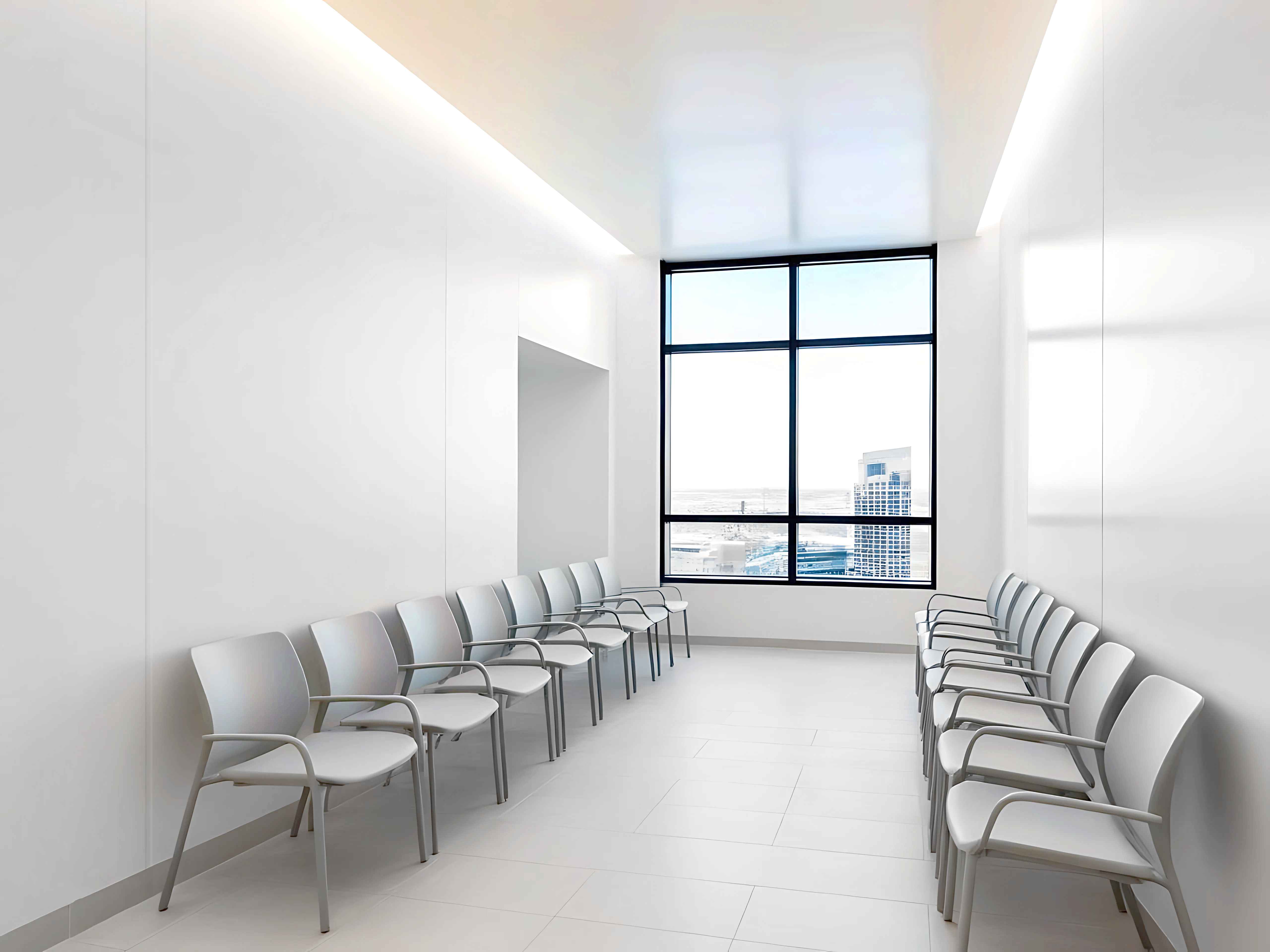 Waiting Room in Cladstock uPVC Cladding Pure White Satin | Plastock