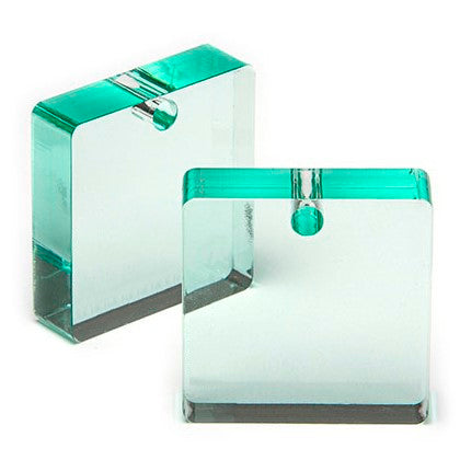 Acrylic Crystal Edge Glasslook Green 54909 | Plastock