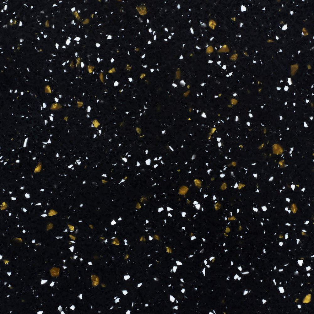 Durat Palace Collection Recycled Solid Surface P006 Black Velvet | Plastock