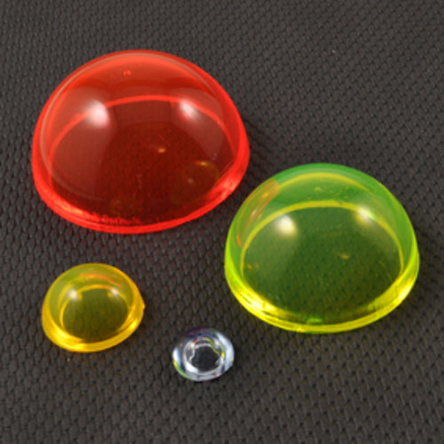 Acrylic Fluorescent Elliptical Domes | Plastock