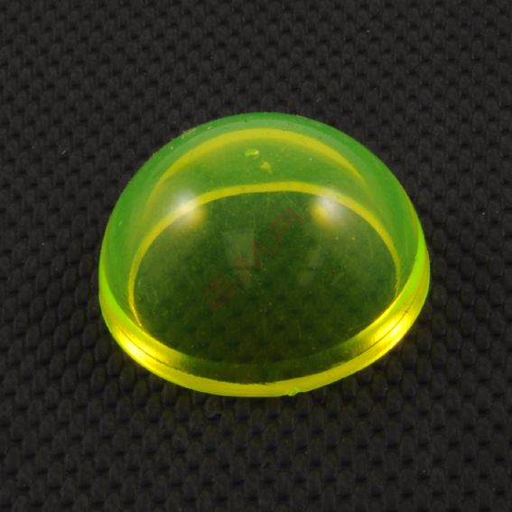 Acrylic Fluorescent Green Hemispherical Dome | Plastock