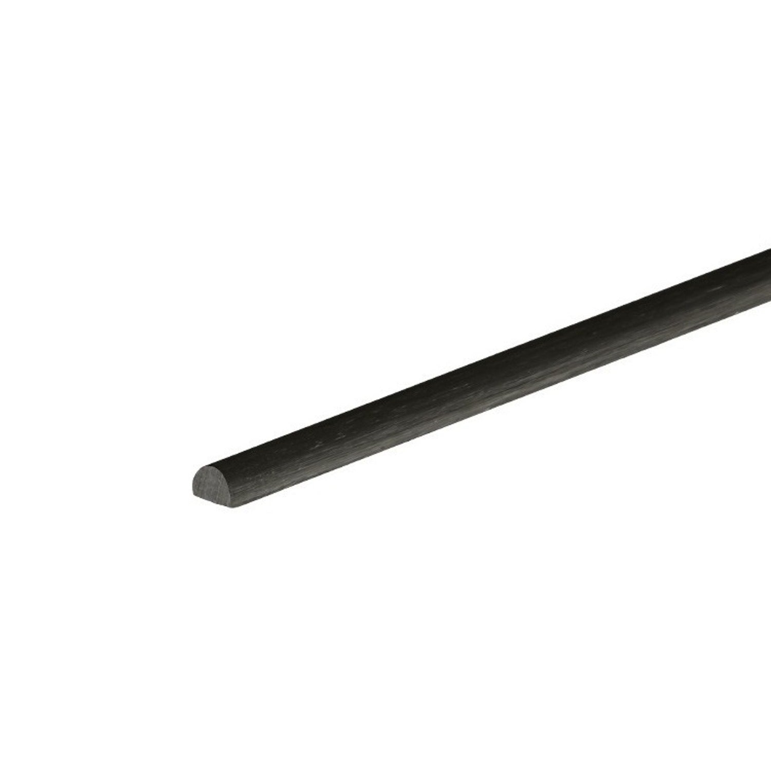 Carbon Fibre Half Round Rod | Plastock