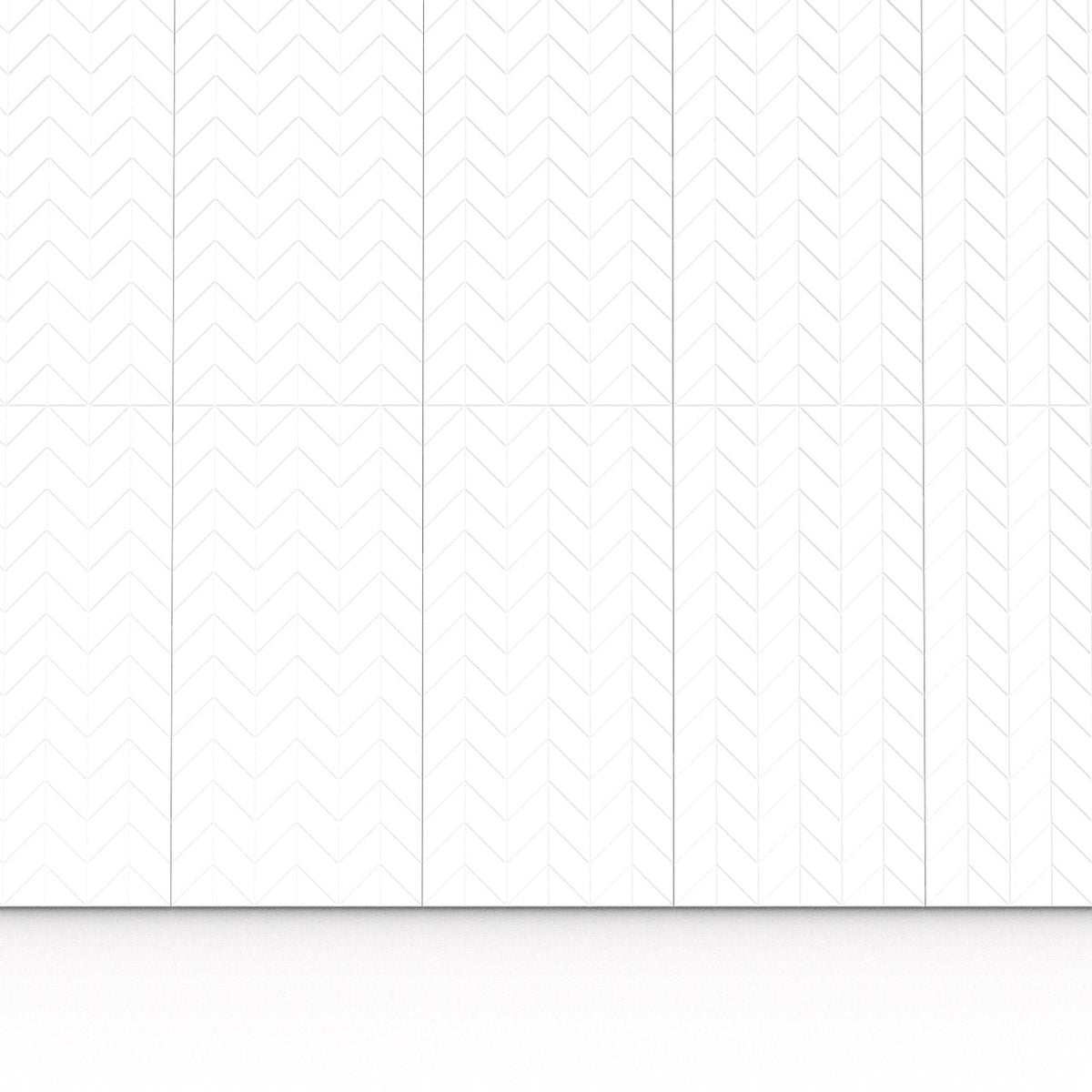 100% Recycled PET Felt ''Fishbone'' Acoustic Panel (Pack of 2) | Plastock
