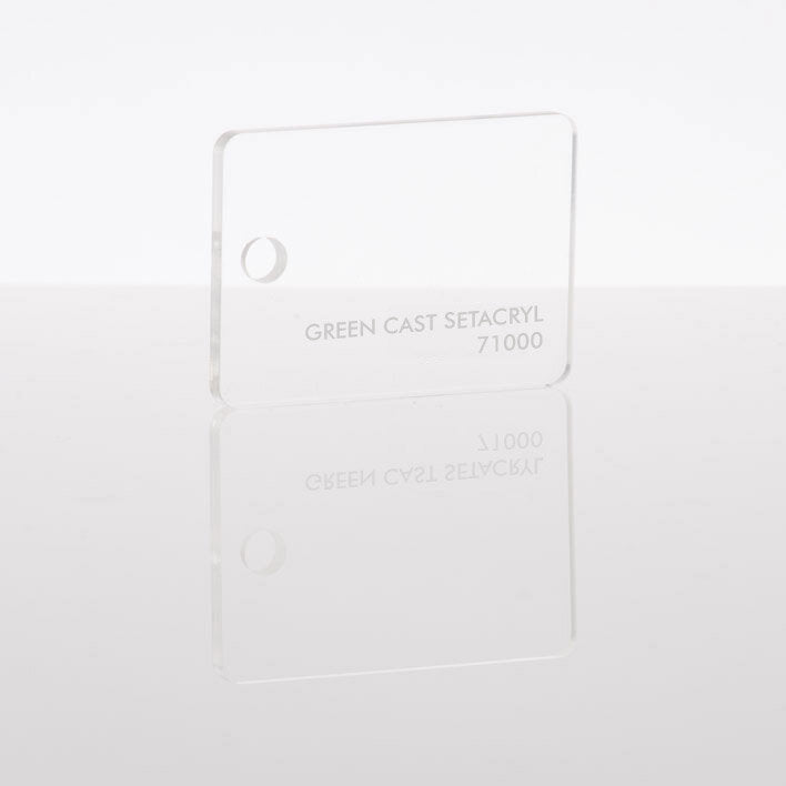 Green Cast Acrylic Clear 71000 Sheet | Plastock