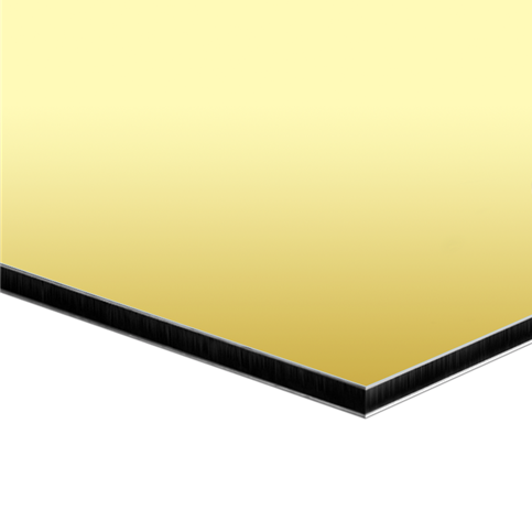 Iribond ACM Gold Mirror Gold/Mill Sheet | Plastock