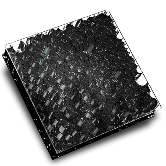 Bencore Lightben Kaos 3D Black Honeycomb Composite Sheet | Plastock
