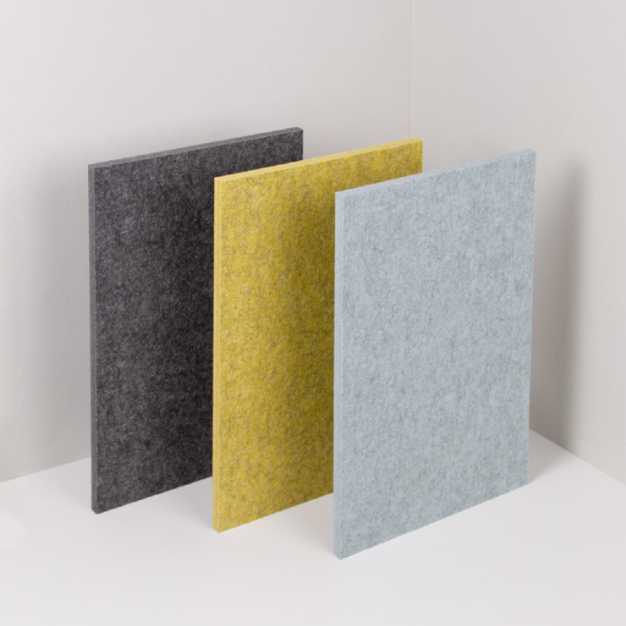 100% Recycled PET Felt Melange Acoustic Panel | Plastock