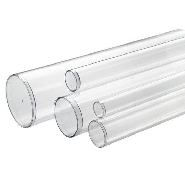 PETG Clear Round Permaseal Packaging Tube | Plastock