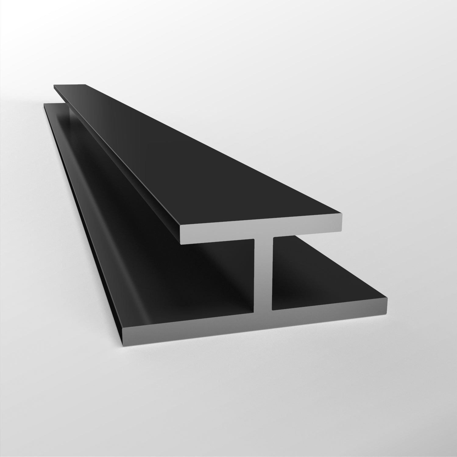 Plastic PVC H Section Unequal (75m pack - 25 x 3m) | Plastock