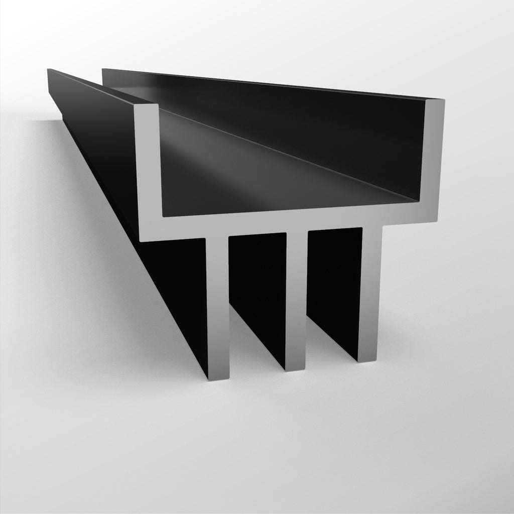 Plastic PVC Vivarium Channel Top (75mm) Plastock