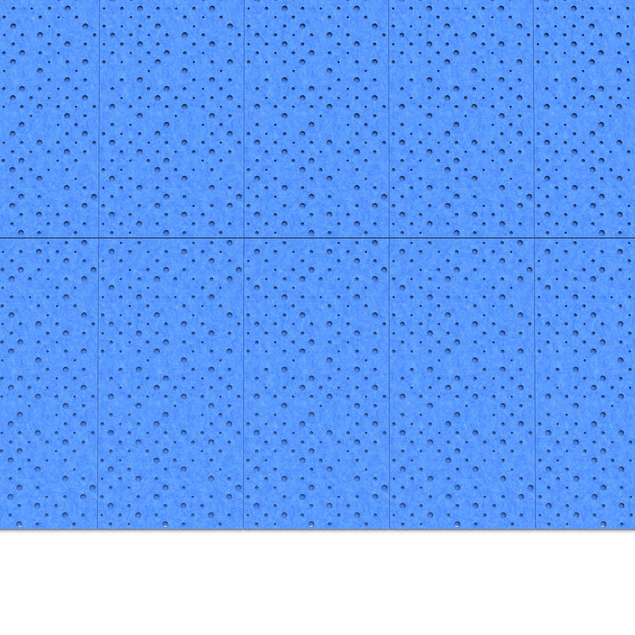 100% Recycled PET Felt ''Points'' Acoustic Panel Sky | Plastock