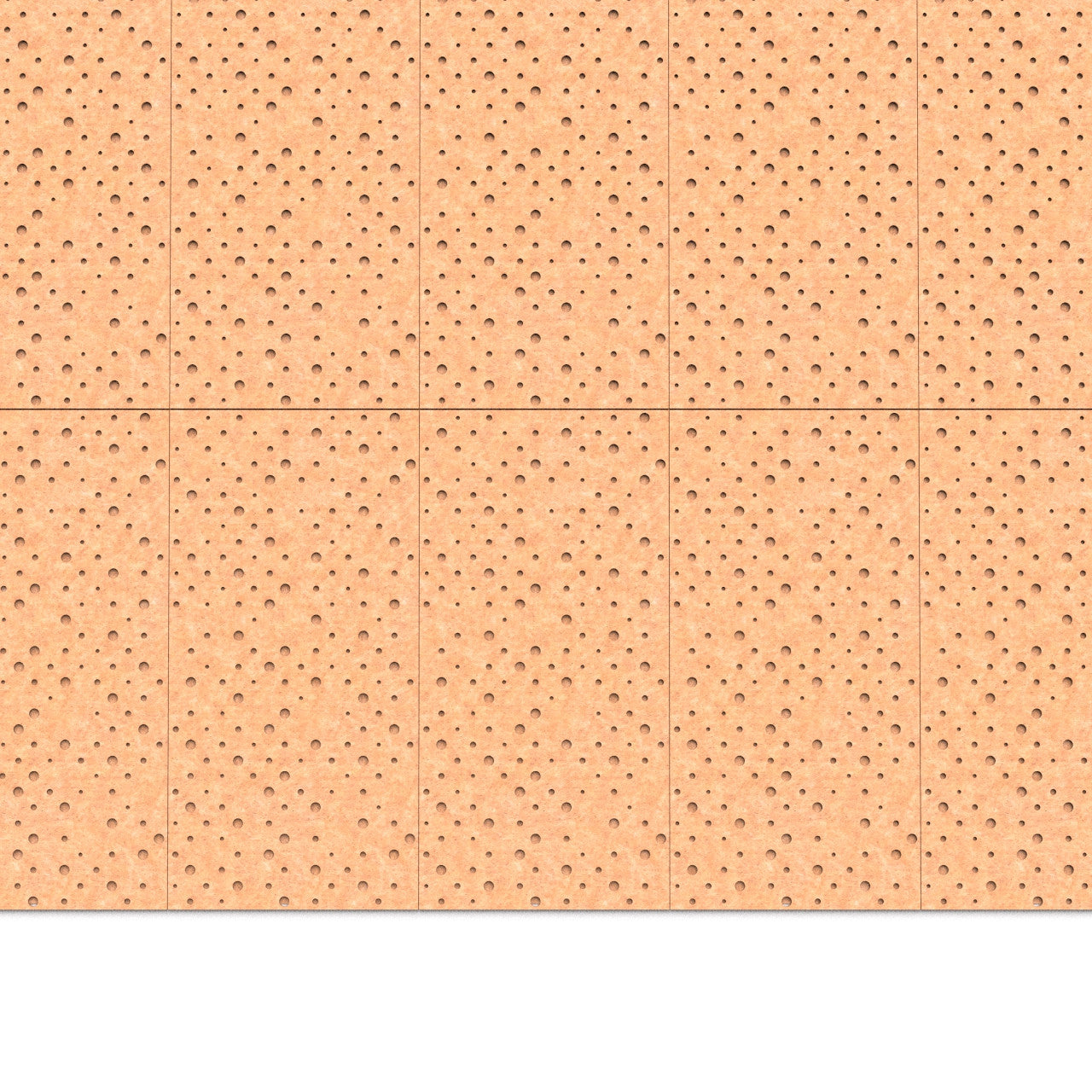 100% Recycled PET Felt ''Points'' Acoustic Panel Sand | Plastock