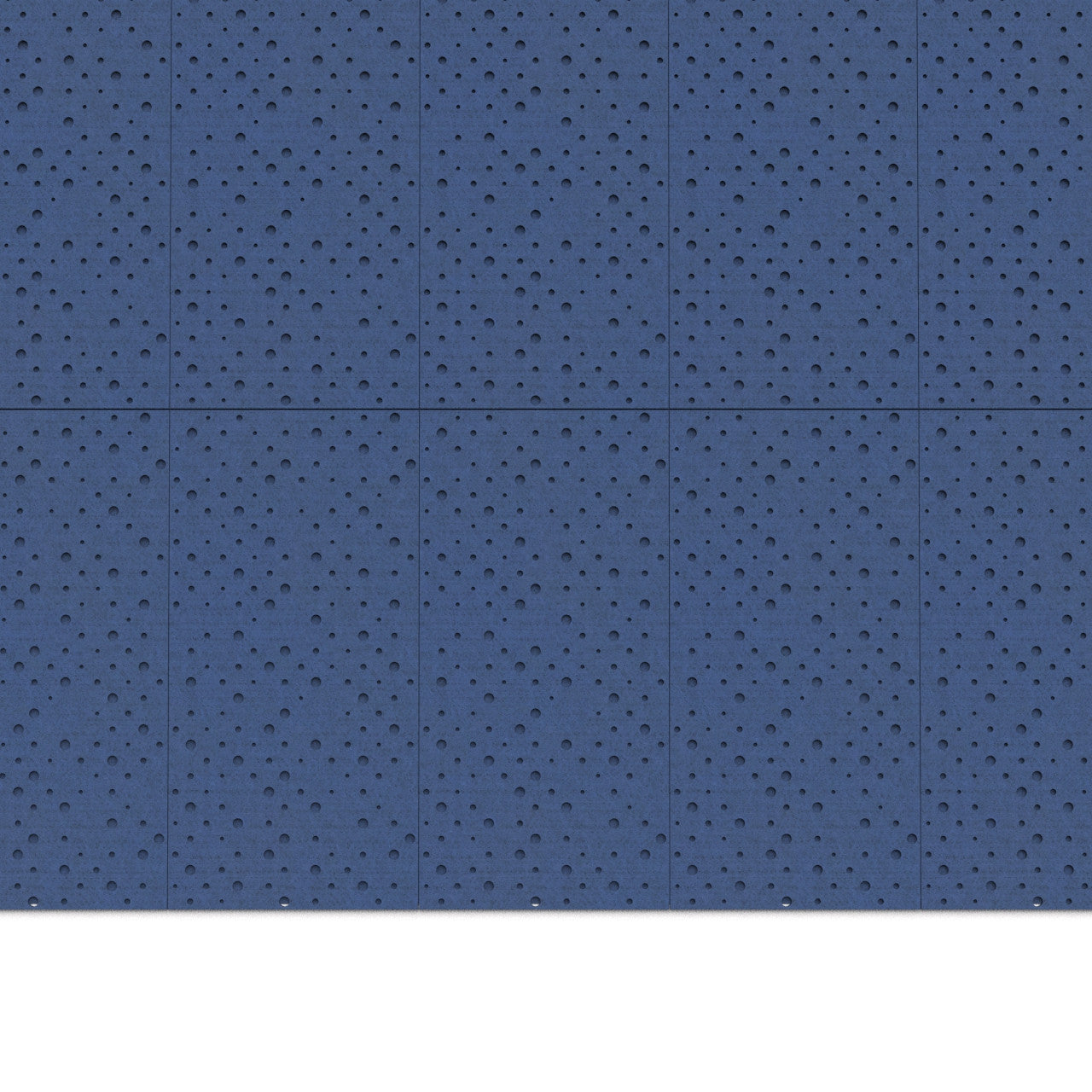 100% Recycled PET Felt ''Points'' Acoustic Panel Denim | Plastock