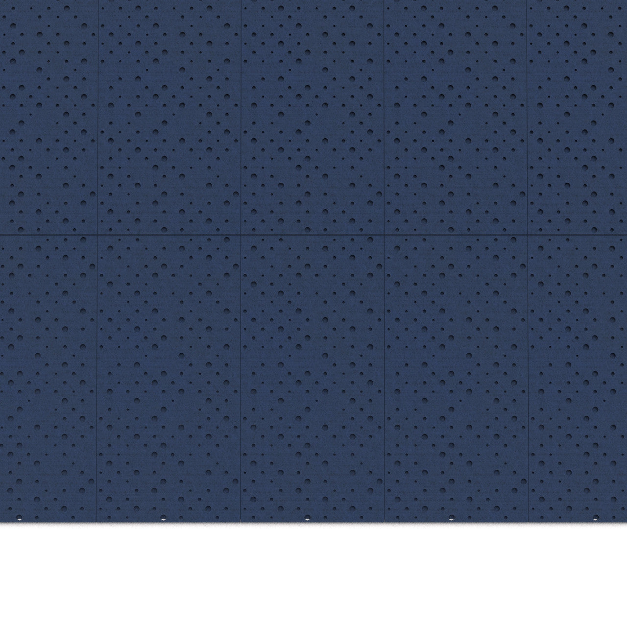 100% Recycled PET Felt ''Points'' Acoustic Panel Cobalt | Plastock