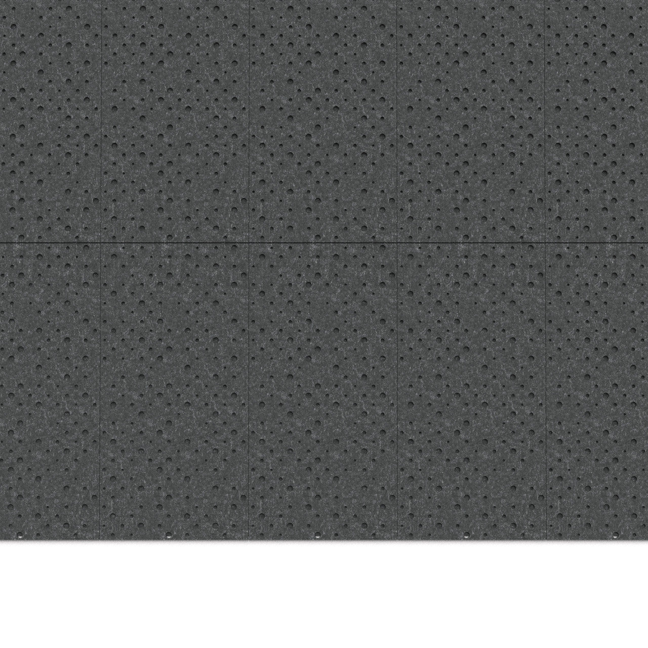 100% Recycled PET Felt ''Points'' Acoustic Panel Black | Plastock