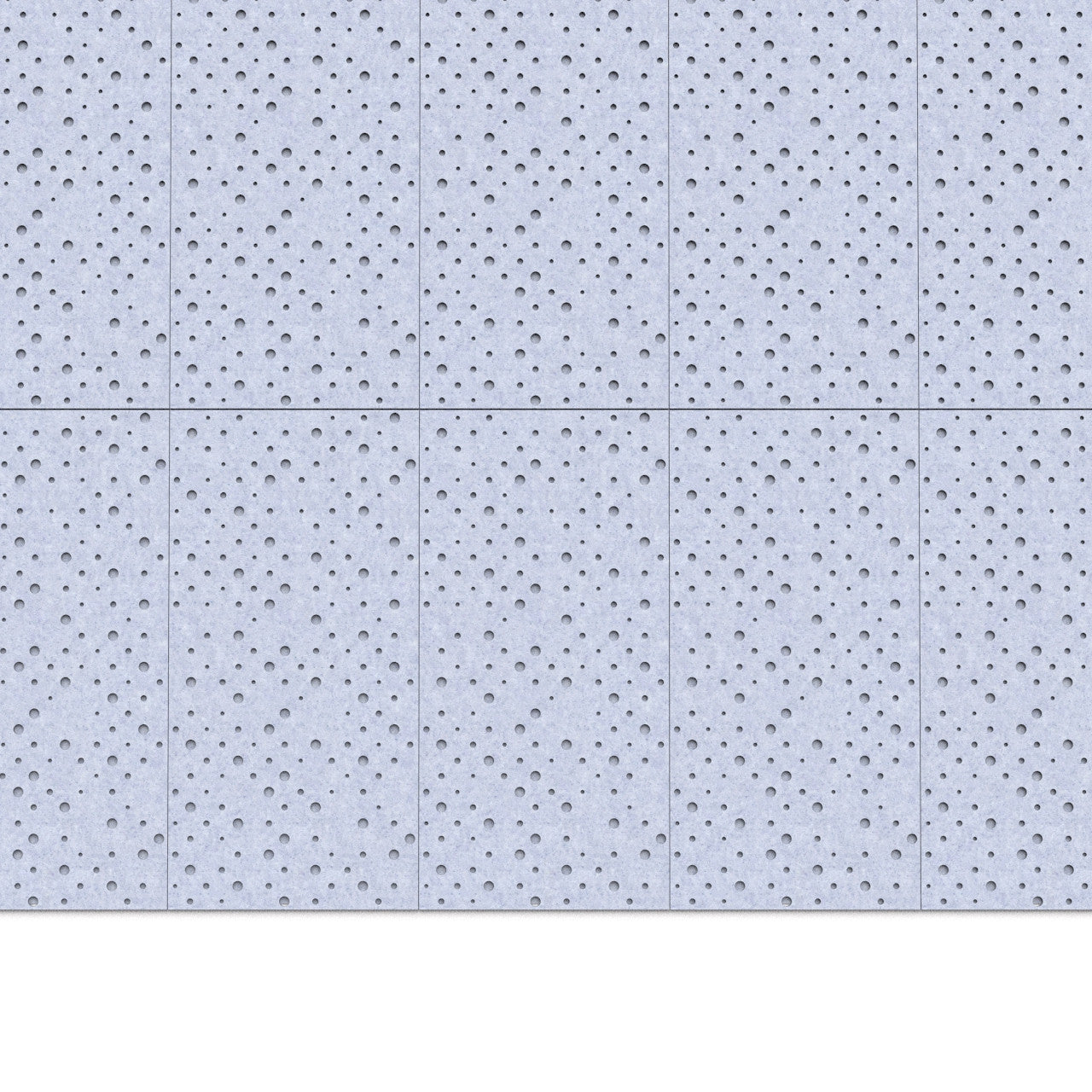 100% Recycled PET Felt ''Points'' Acoustic Panel Violet | Plastock
