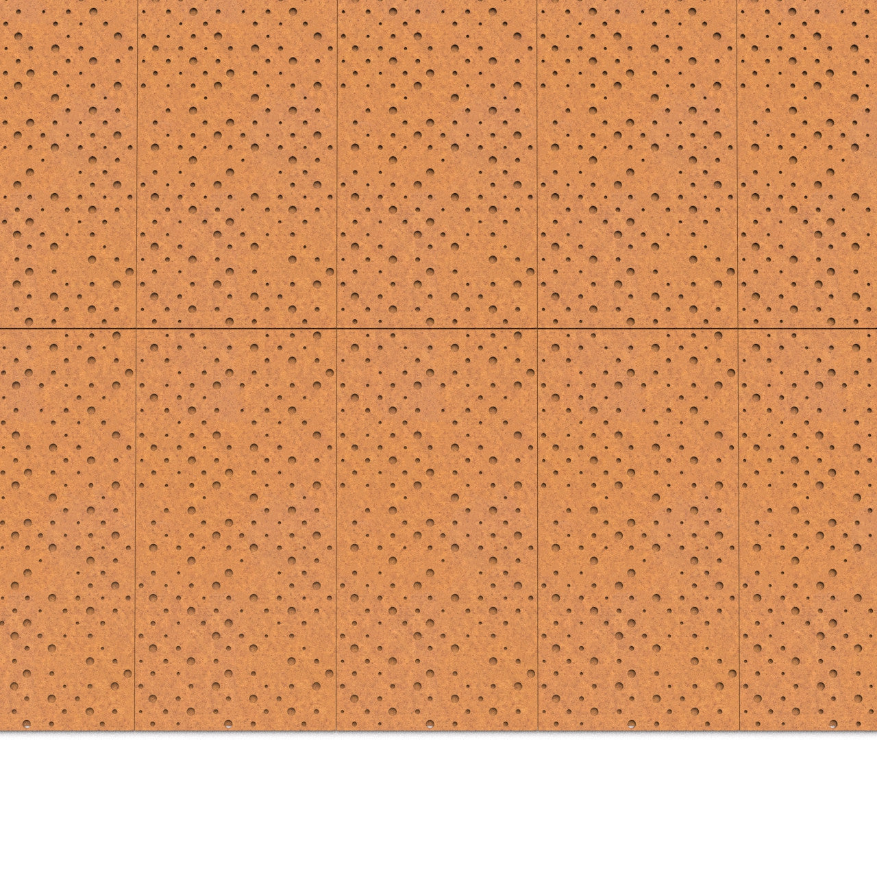 100% Recycled PET Felt ''Points'' Acoustic Panel Cinnamon | Plastock