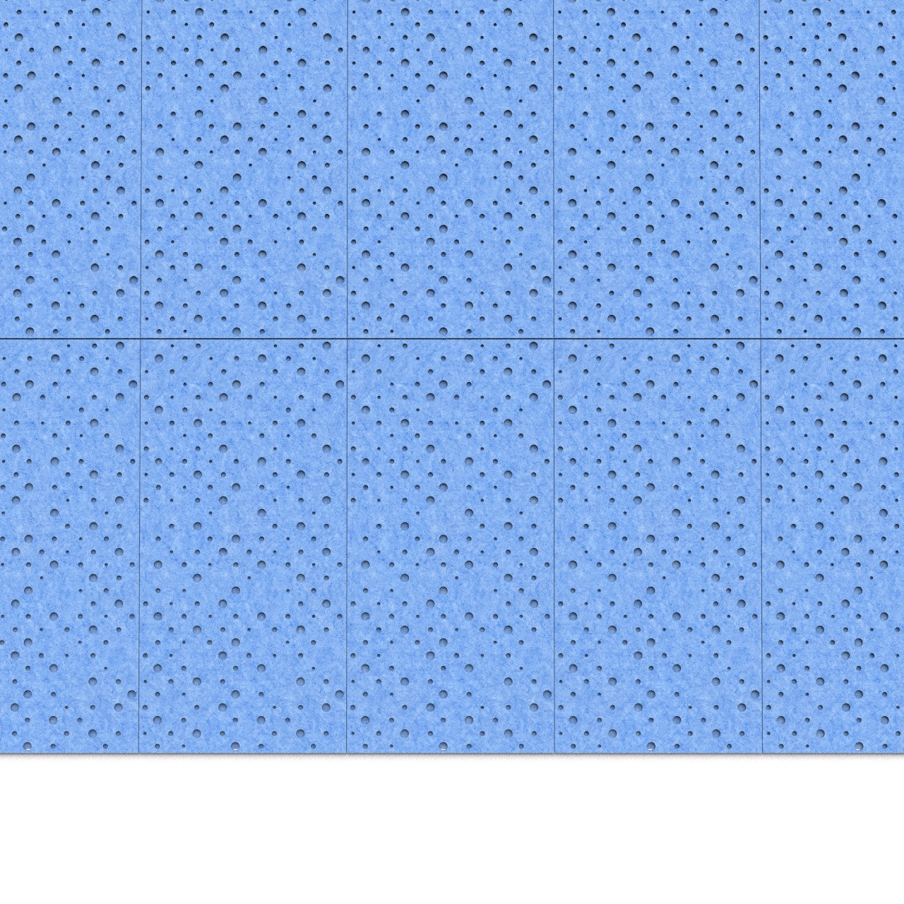 100% Recycled PET Felt ''Points'' Acoustic Panel Smoke | Plastock