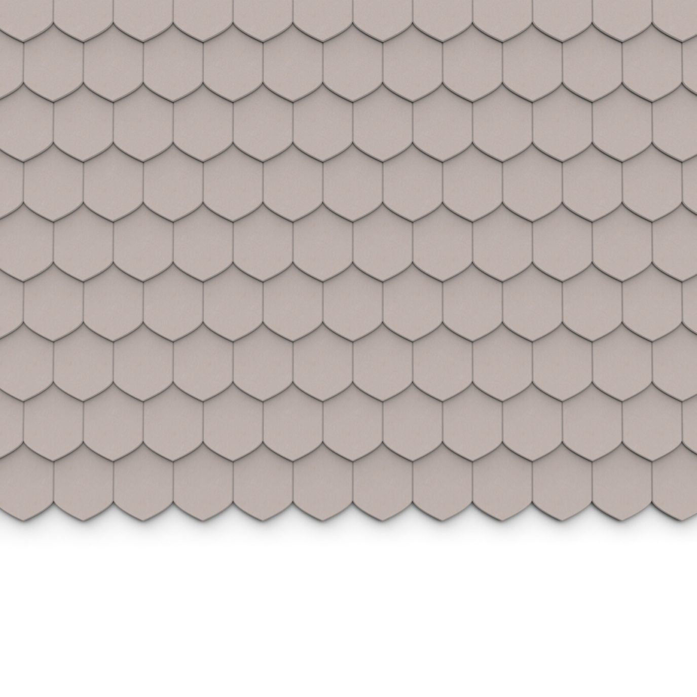 100% Recycled PET Felt ''Tip'' Acoustic Wall Shingle Beige | Plastock