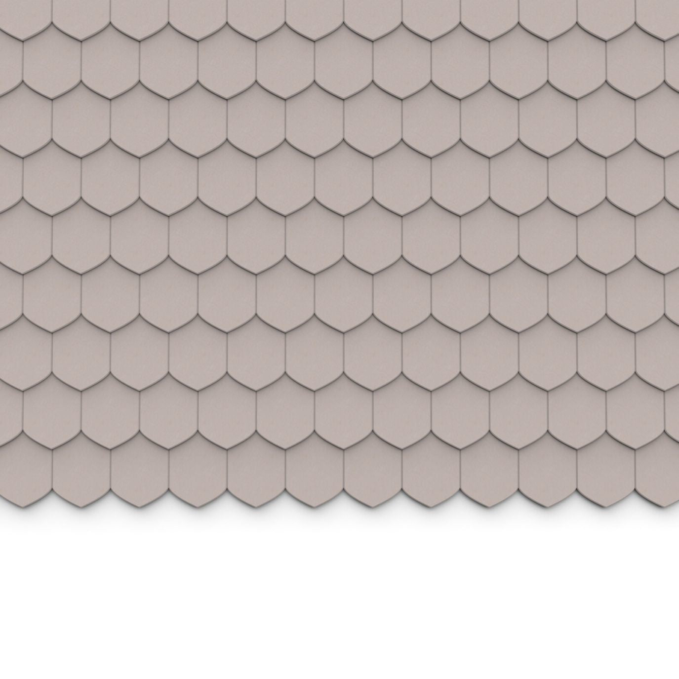 100% Recycled PET Felt ''Tip'' Acoustic Wall Shingle Beige | Plastock