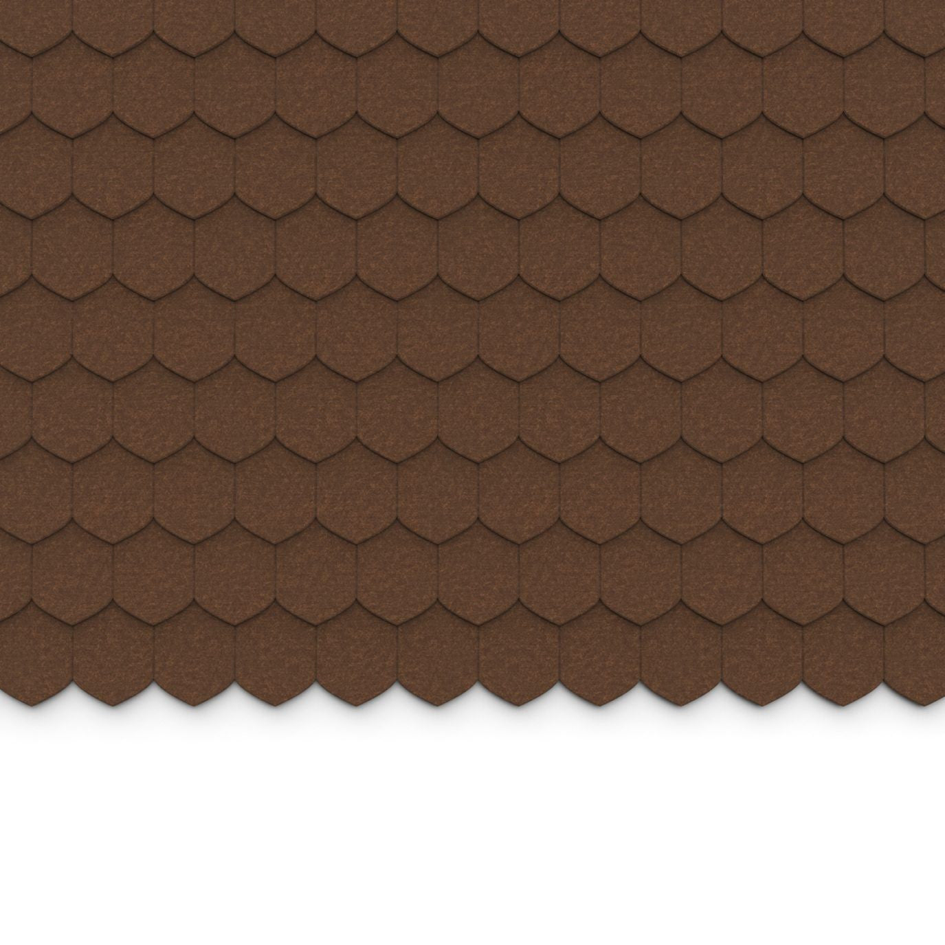 100% Recycled PET Felt ''Tip'' Acoustic Wall Shingle Coconut | Plastock