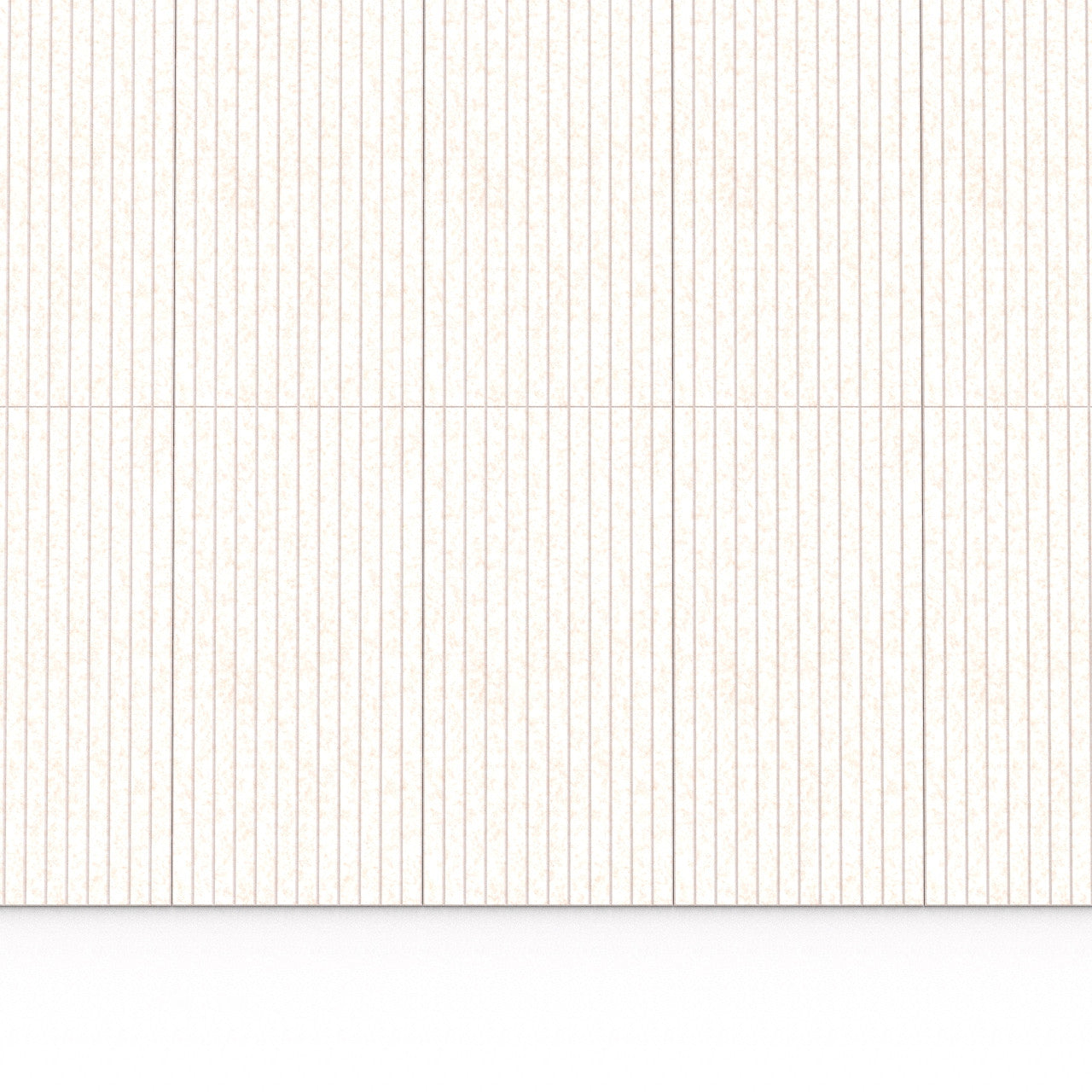 100% Recycled PET Felt ''Slats'' Acoustic Panel Beige | Plastock