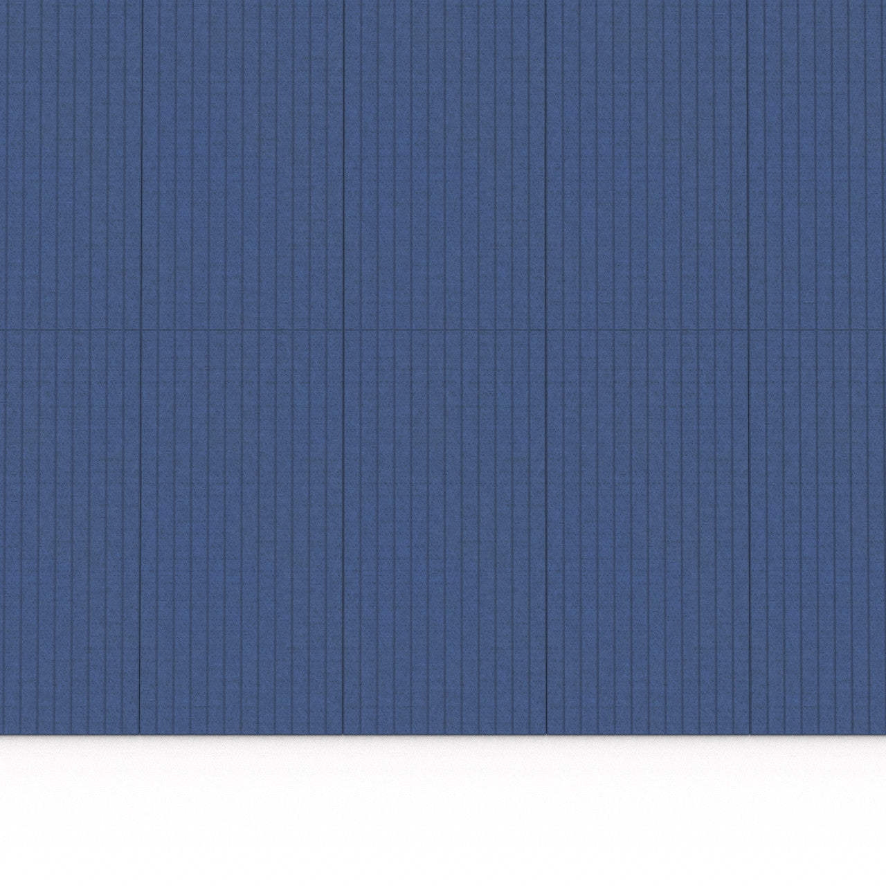 100% Recycled PET Felt ''Slats'' Acoustic Panel Cobalt | Plastock