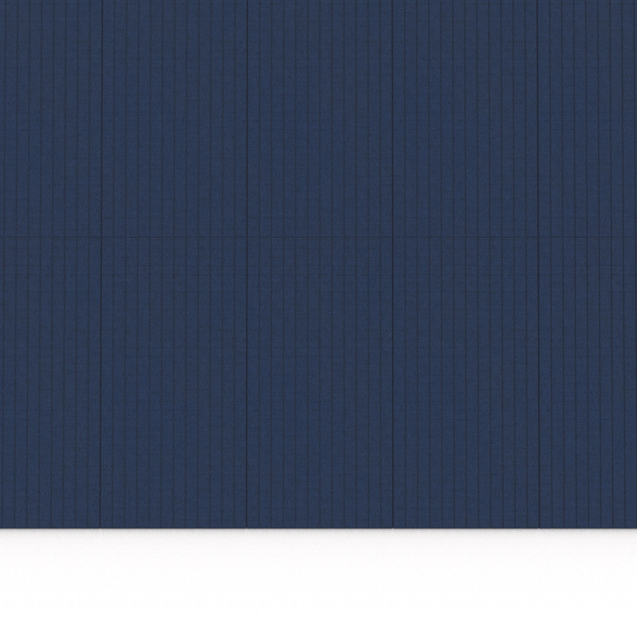 100% Recycled PET Felt ''Slats'' Acoustic Panel Dark Blue | Plastock