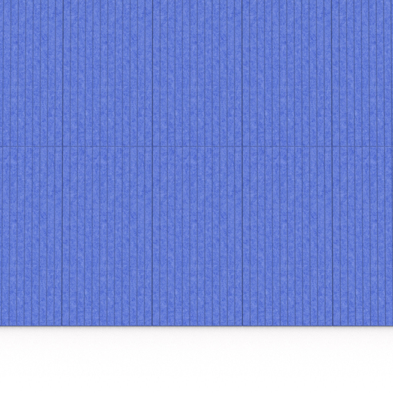 100% Recycled PET Felt ''Slats'' Acoustic Panel Denim | Plastock