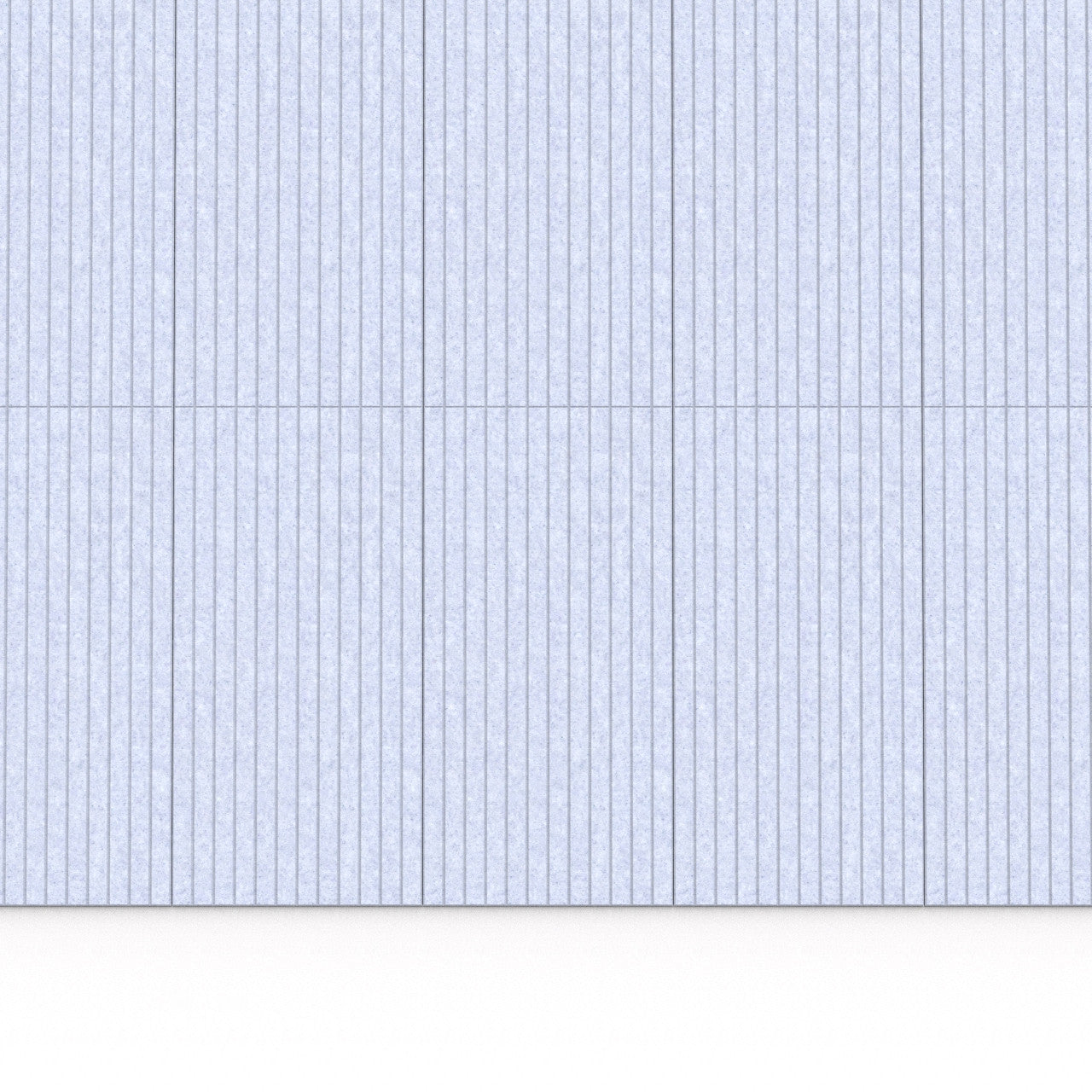 100% Recycled PET Felt ''Slats'' Acoustic Panel Frost | Plastock