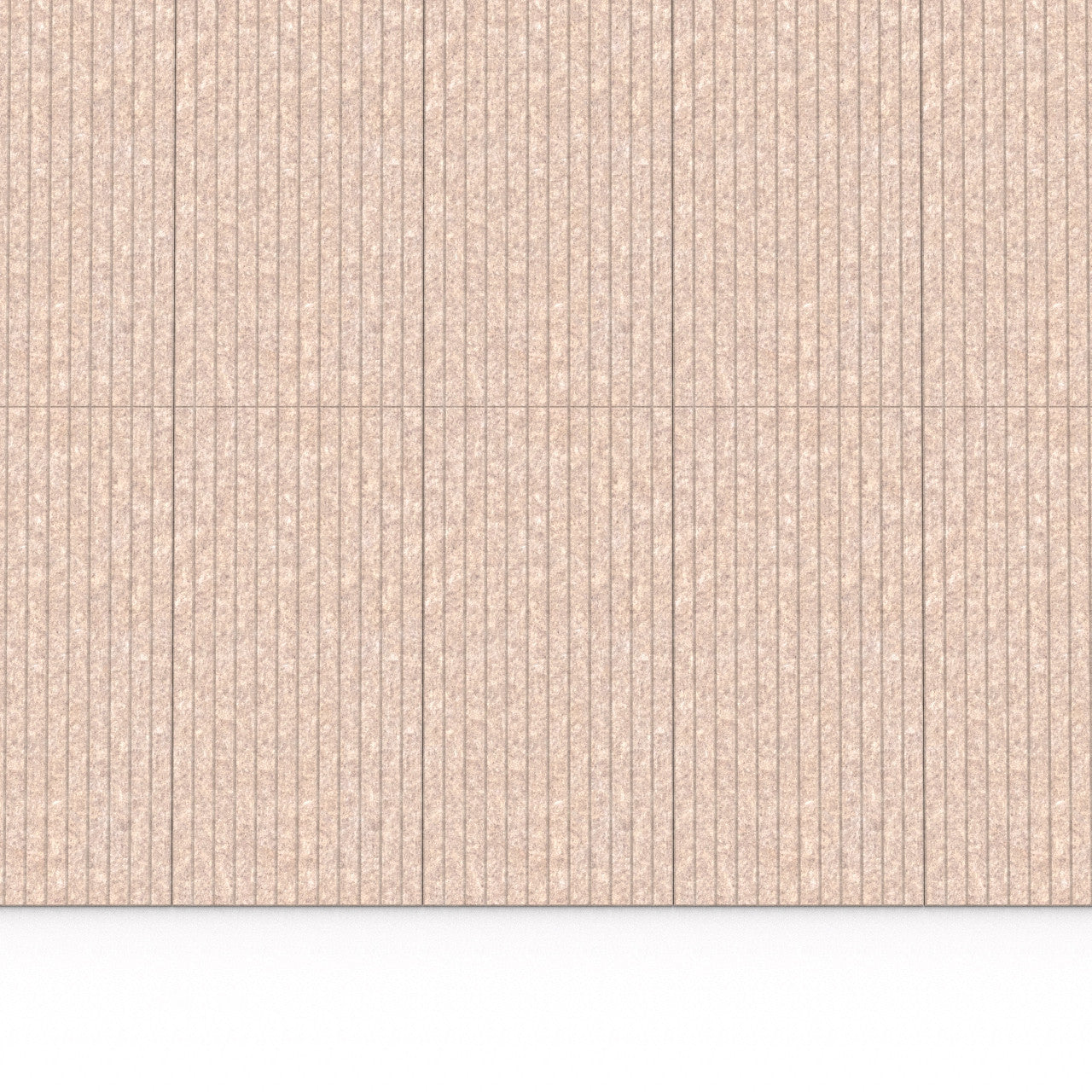 100% Recycled PET Felt ''Slats'' Acoustic Panel Sand | Plastock