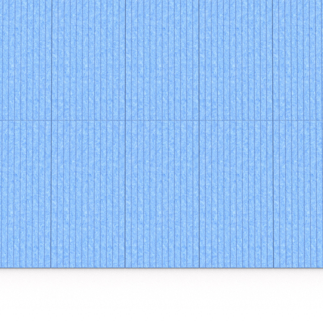 100% Recycled PET Felt ''Slats'' Acoustic Panel Sky | Plastock