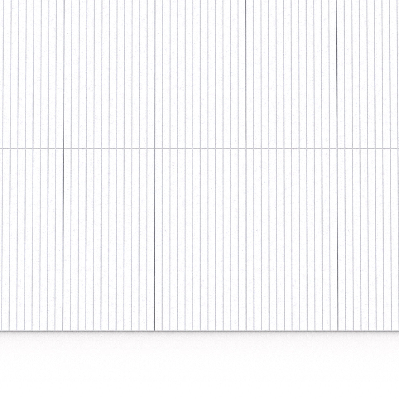 100% Recycled PET Felt ''Slats'' Acoustic Panel Smoke | Plastock