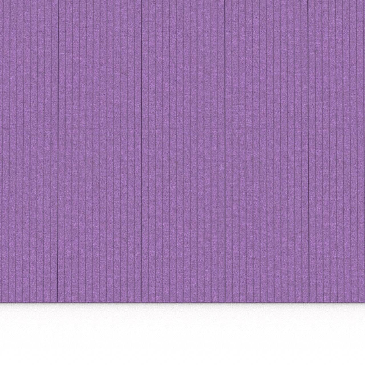 100% Recycled PET Felt ''Slats'' Acoustic Panel Violet | Plastock