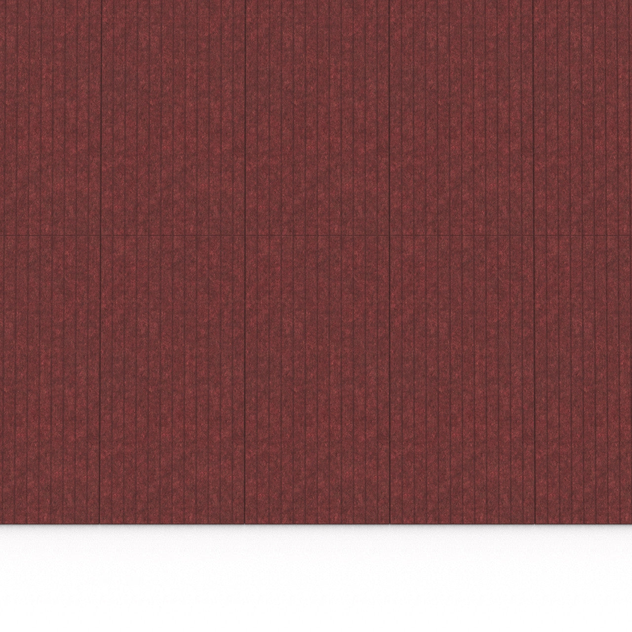 100% Recycled PET Felt ''Slats'' Acoustic Panel Wine | Plastock