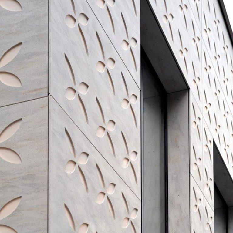 Corian decorative building envelope | Plastock