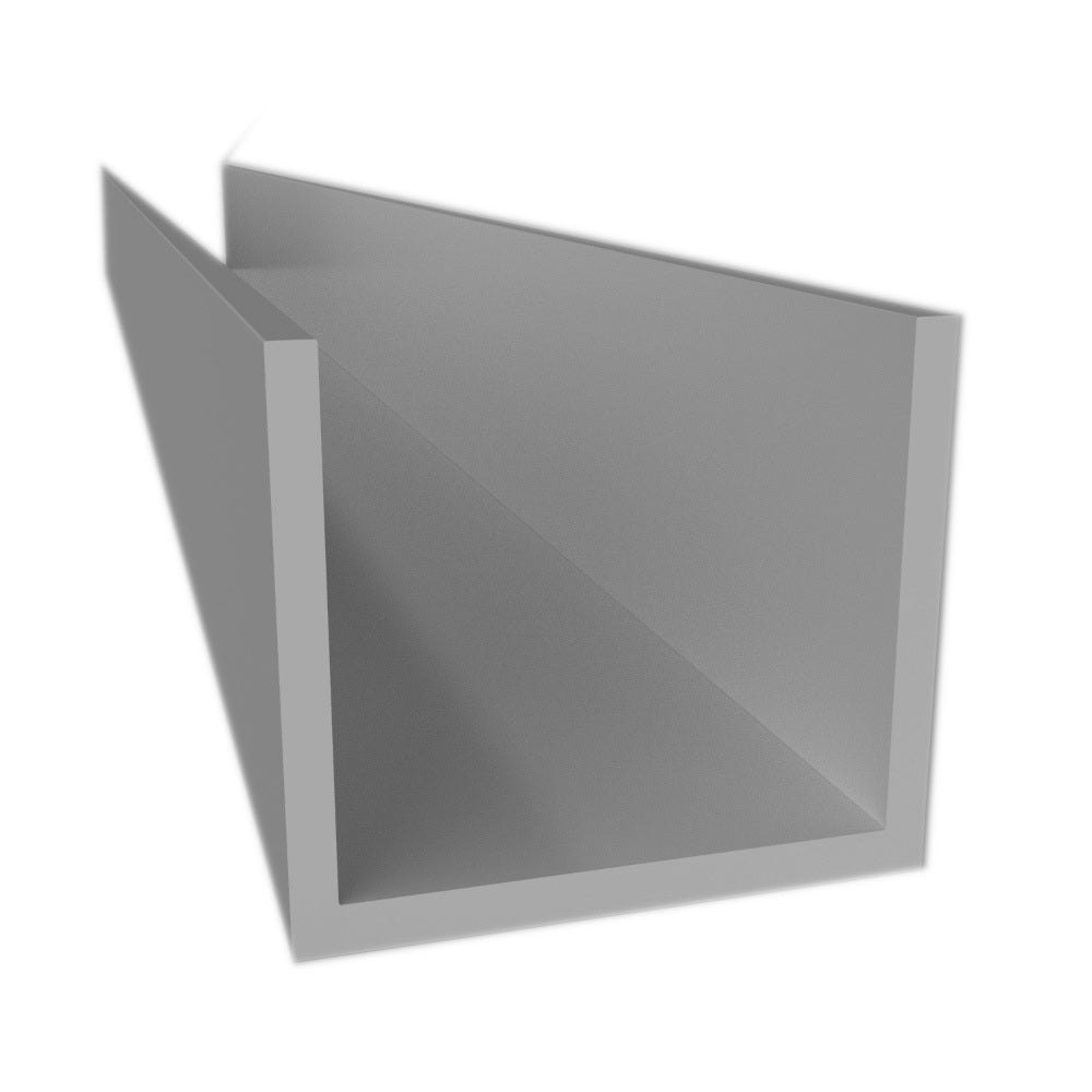 1 Inchi Pvc Channel Plastic PVC Single Channel (75m pack - 25 x 3m) | Plastock