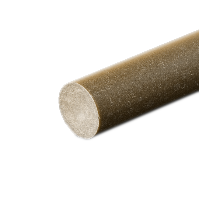 Wood Plastic Composite 30% PP Natural Rod | Plastock