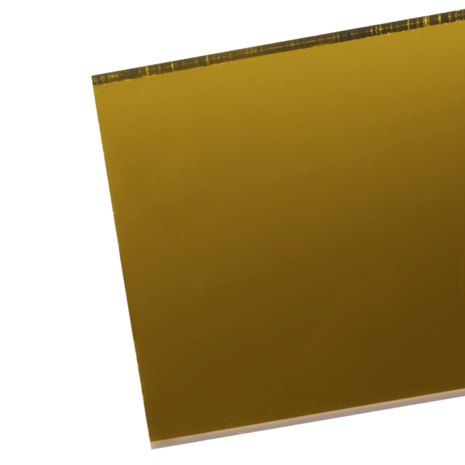 Acrylic Mirror Yellow 2208 Sheet | Plastock