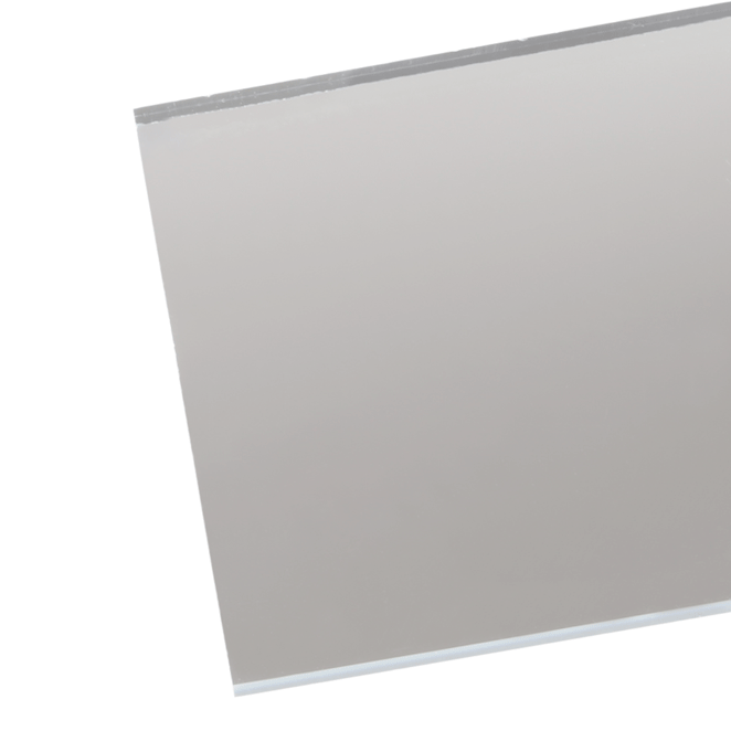 Acrylic Mirror Silver See-Thru Sheet | Plastock