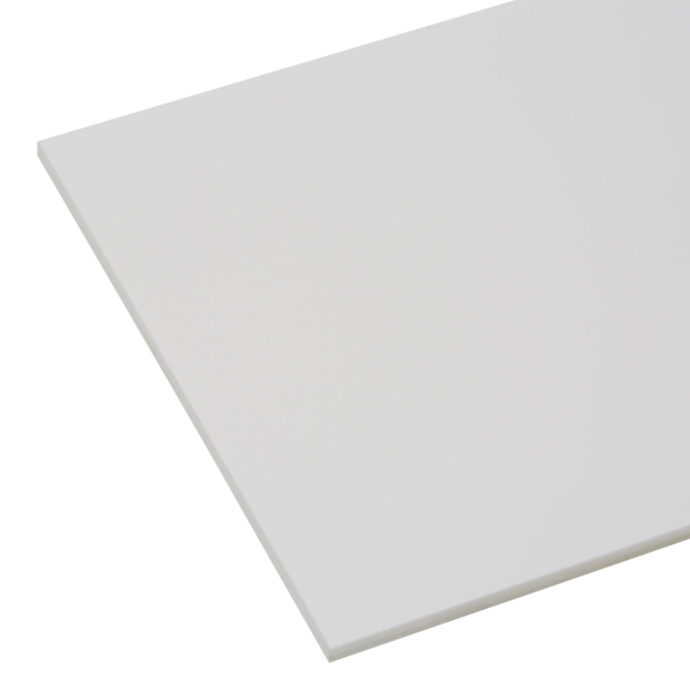 ABS Acrylic Capped Gloss White Sheet | Plastock