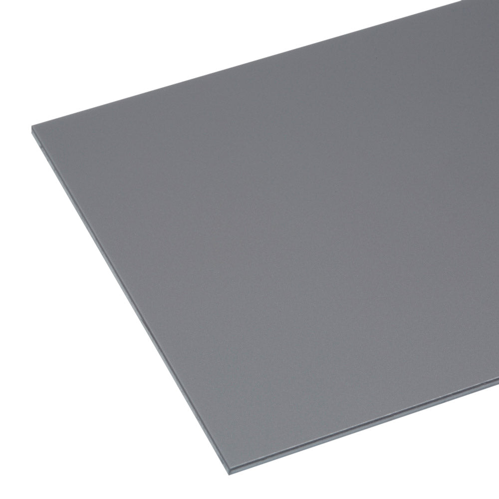 PPC-SK Polyester Backed (PE Filmed 1-side) Grey Sheet | Plastock