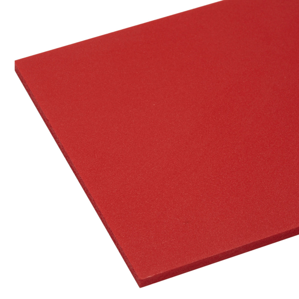 Foam PVC Palight Red Sheet | Plastock