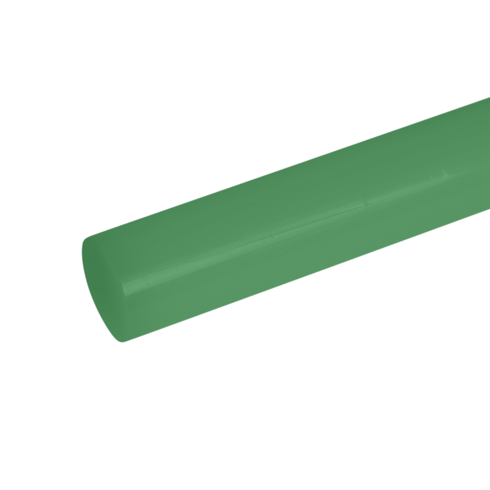 PE1000 (UHMWPE) Extruded Green Rod | Plastock